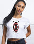 T-shirt Crop Top Femme - Warrior